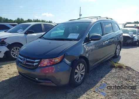 2016 Honda Odyssey Ex-L from USA, damaged, VIN 5FNRL5H63GB161720